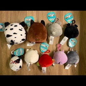 Lot of Squishmallow Clips (Mostly Brand New)!